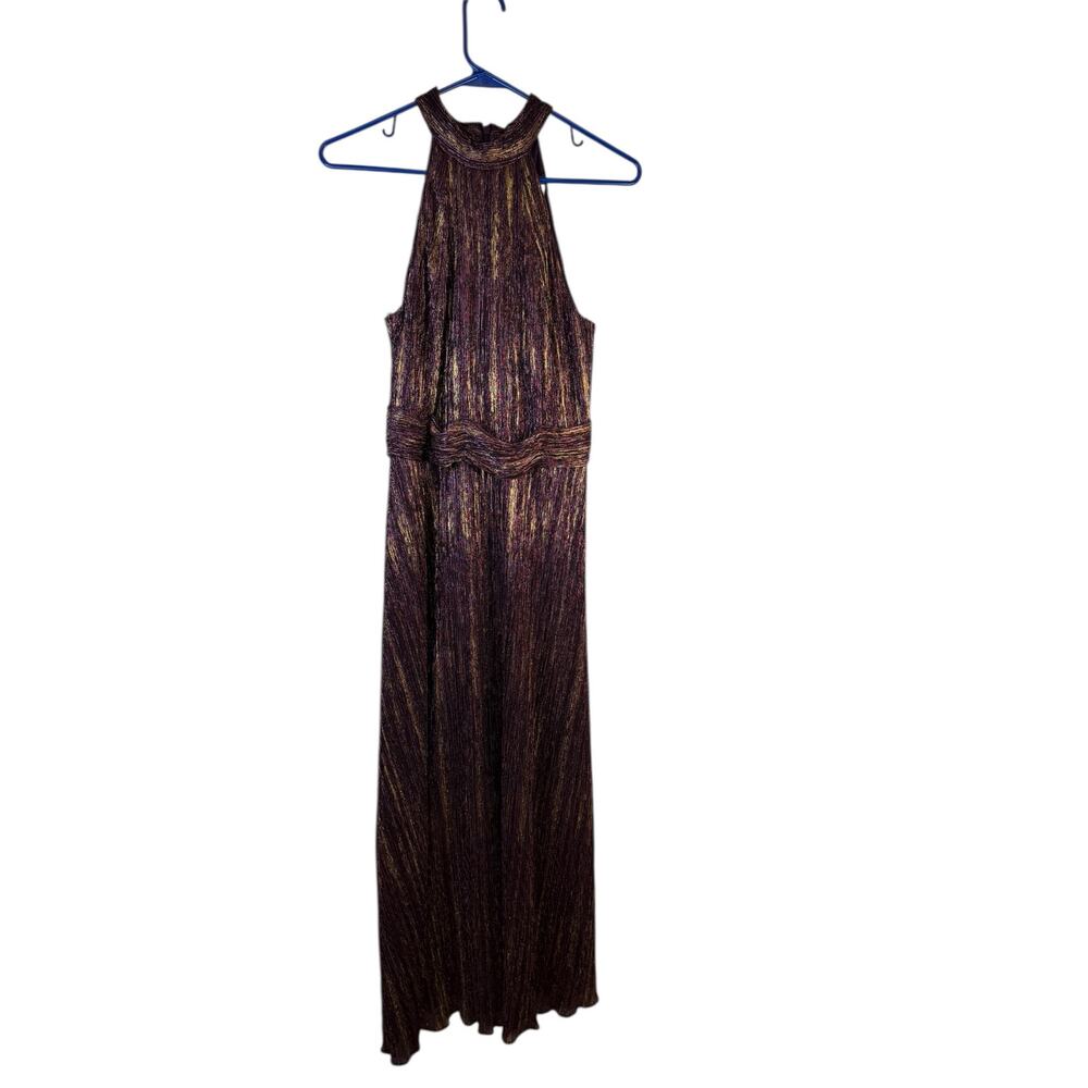 Monique Lhuillier purple and gold gown
 - Size - Picture 3 of 16